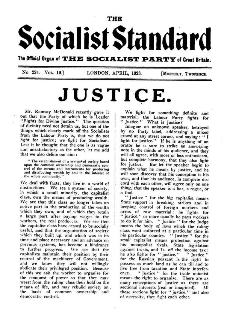No. 224 April 1923* – worldsocialism.org/spgb