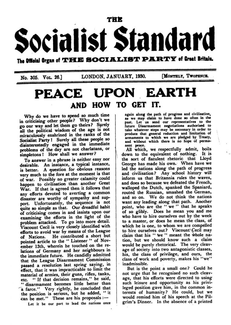 No. 305 January 1930* – worldsocialism.org/spgb