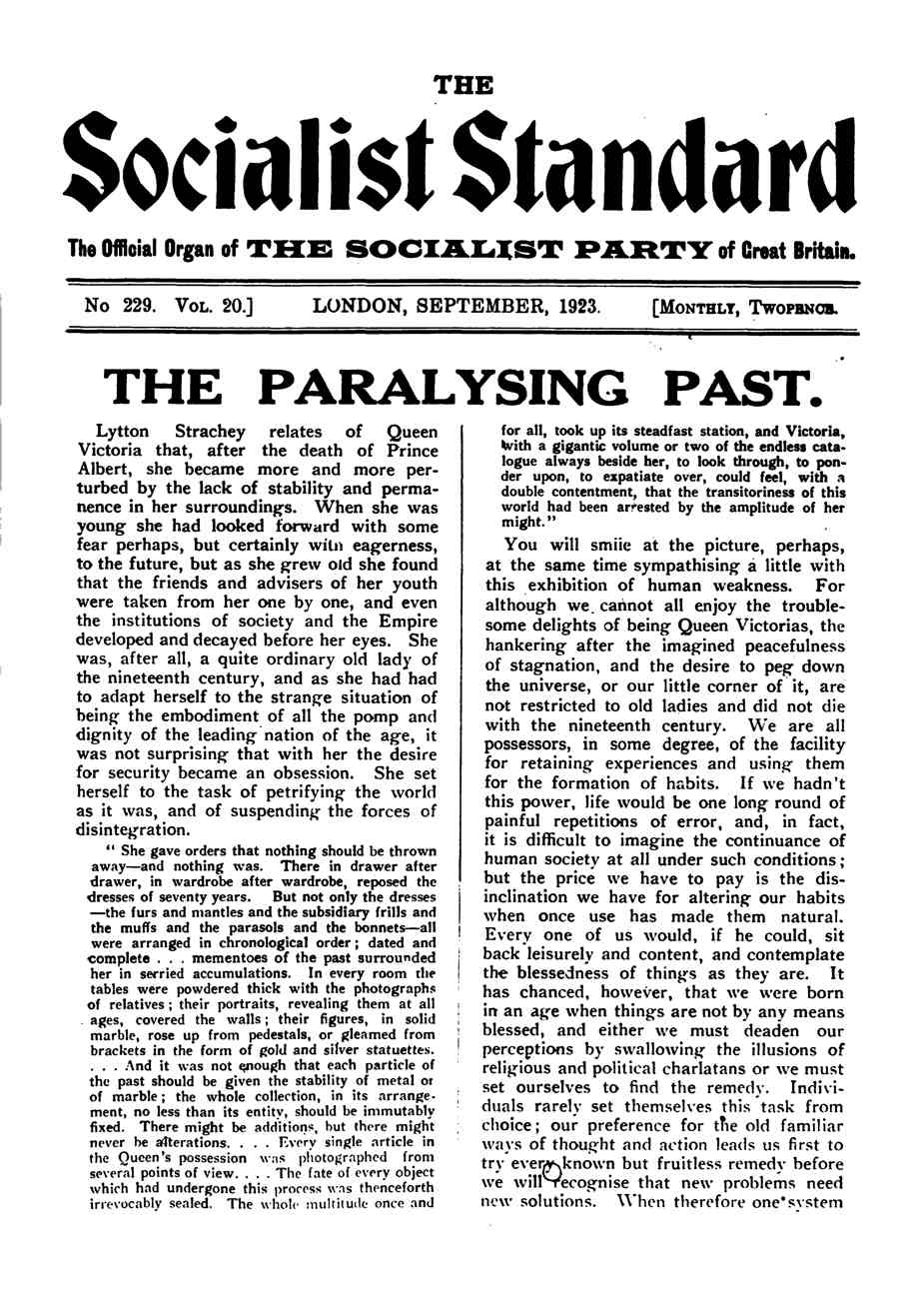 No. 229 September 1923* – worldsocialism.org/spgb